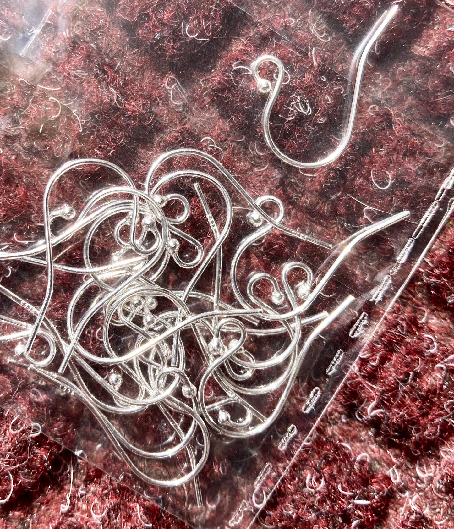 Steeling Silver Hooks 10 pairs